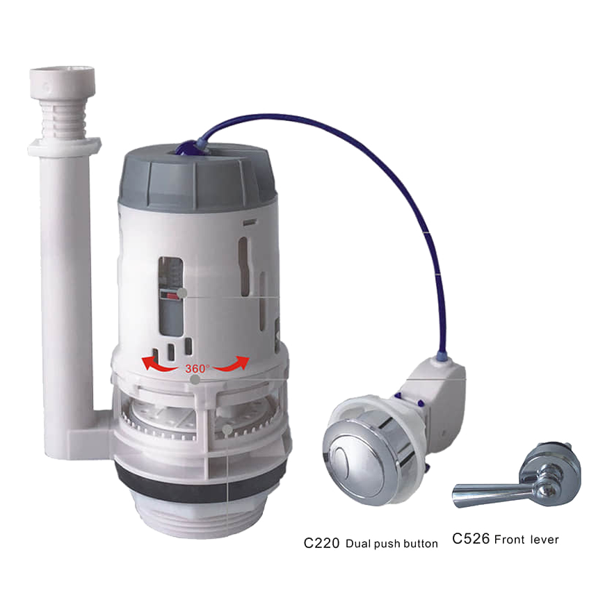 3 بوصة كابل دفع ناعم صمام ثنائي التدفق B2640