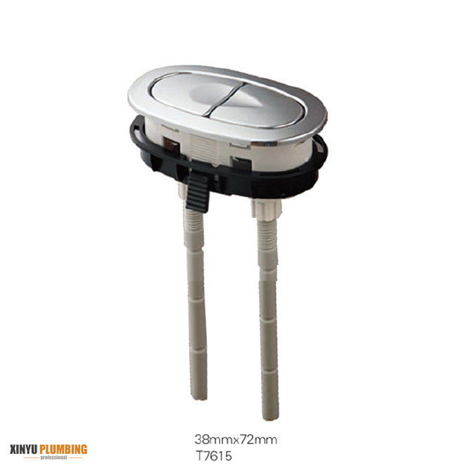 زر ضغط المرحاض البيضاوي T7615